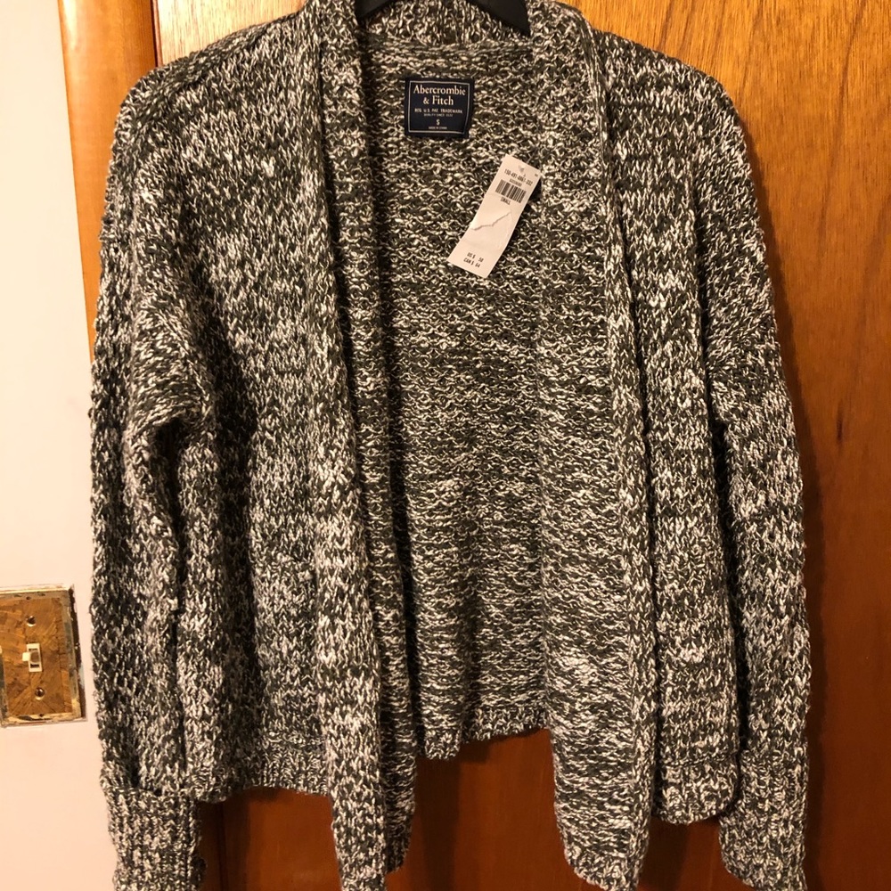 Green A&F sweater